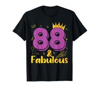 Fabulous Nika Girl's 88 and Apparel 88th Birthday T-Shirt