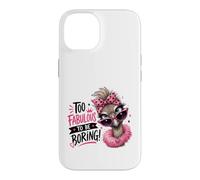 Fabulous Ostrich Diva Pink Sunglasses Bandana Case for iPhone 14