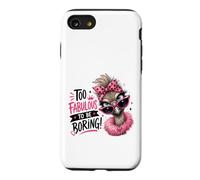 Fabulous Ostrich Diva Pink Sunglasses Bandana Case for iPhone SE (2020) / 7/8