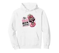 Fabulous Ostrich Diva Pink Sunglasses Bandana Pullover Hoodie