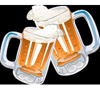 Fabulous Poster Wall Art Cold Draft Beer Mug Blonde Beer Cheers