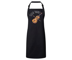 Fabulous Premium Kitchen Apron Black Cello There Music Musician Instrument Cello