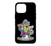 Fabulous Rainbow Pride-o-saurus Rex Case for iPhone 16 Pro Max