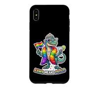 Fabulous Rainbow Pride-o-saurus Rex Case for iPhone XS Max