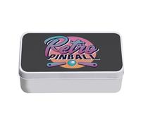 Fabulous Retro Pinball Pinball Classic Bar Arcade Metal Box - 11 x 18.5 x 5.5 cm - Storage Box, Key, Tools, Lunch Box, Sugar, Biscuit
