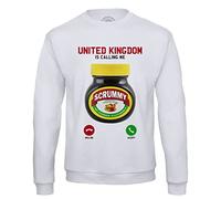 Fabulous Sweatshirt for Men United Kingdom Is Calling Me Marmite Stereotype White