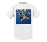 Fabulous T-Shirt for Kid Fighter Aircraft Military Jet Combat US Army White