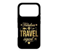 Fabulous Travel Agent Witty Saying Funny Case for iPhone 17 Pro
