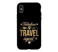 Fabulous Travel Agent Witty Saying Funny Case for iPhone X/XS