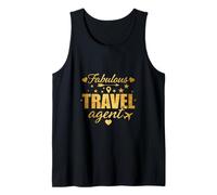 Fabulous Travel Agent Witty Saying Funny Tank Top