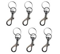 Fabulouz 6 x 9cm Large Hipster Lobster Clasps Swivel Trigger Clips | Zinc alloy, nickel finish, quick-release fastening, dog lead use, office keys within reach, lanyard connection, bag accessory