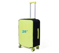 FABULWAY Clear Luggage Cover Protectors For Suitcases,Elastic Transparent waterproof PVC Suitcase Covers Protector Fit 20-30 Inch wheeled Luggage, Clear luggage cover, 26", Luggage Cover