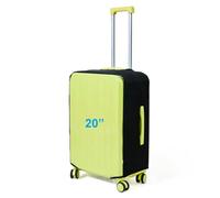 FABULWAY Clear Luggage Cover Protectors For Suitcases,Elastic Transparent waterproof PVC Suitcase Covers Protector Fit 20-30 Inch wheeled Luggage, Clear luggage cover, 20", Luggage Cover