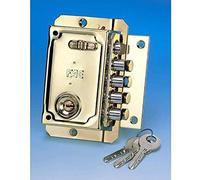 Fac 11024 S-90 Left Rim Lock, Gold