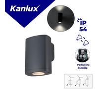 Facade light EL 1GU10 G 1xmax 10W IP54 double ZEVI 38881