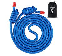FaCaiB Flow Rope (Blue（Reflective tape）, 9 ft)