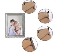 FACAIIO 100 Pcs Picture Frame Clips with Screws, Iron Backing Turn Button Fasteners for Securing Photo Frames and Wall Art