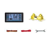 FACAIIO 100A500A Digital Multimeter Battery Tester with Shunt 8-120V, 12864 LCD Display, Real-Time Current Power Voltage Monitor Engineers and Enthusiasts