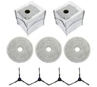 FACAIIO 11-Piece Maintenance Kit with Mop Cloths, Dust Bags and Side Brushes Compatible with for MINI Robot