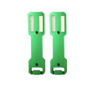 FACAIIO 2 Pack Magnetic Can Holder, Strong Mount for Toolbox/Workshop Wall Securely Holds Lubricant Spray Paint and Standard Cans (light green)
