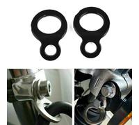 FACAIIO 2 Pack Tie Down Strap Rings for Motorcycle, Dirt for Bike, ATV, UTV - Galvanized Steel 2000 lb Capacity Secure for Mounting Anchors with Protective Coating