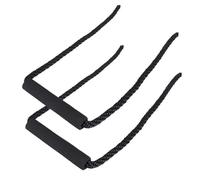 FACAIIO 2 pcs Cooler Handles Replacement with EVA Grip and Nylon Rope, for Most Common Coolers, Black