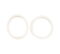 FACAIIO 2 Pcs for Bike Fork Sponge Foam Rings Oil Seal for RockShox, 30-40mm Inner Diameter, White Dust Wiper Lubrication for Cycling Maintenance(38mm)