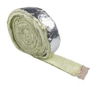 FACAIIO 32.8 Feet Fiberglass Pipe Insulation Wrap, Foiled Back for Outdoor Indoor Use, 10for M Length, Heat and Freeze Protection for Plumbing Hfor VAC Systems