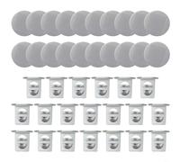 FACAIIO 40-Pack White Grow Cubes for Gardyn, Plant for PODS with Lids Made of PP, Reusable Starter Kit for Indoor Garden Herbs and Greens, Easy to Clean