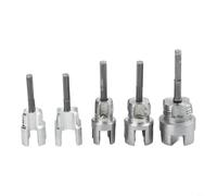 FACAIIO 5PCS Pipe Threading Tool Kit for Electric Drill, Internal External Thread Machining Set, Quick-Change 1 2" 3 4" 1" Metal Dies