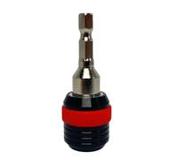 FACAIIO 60mm Hex Shank Quick Change Adapter Electric Drill Chucks, 14" Hex Shank, Steel Nickel Plating, for Black and Silver