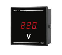 FACAIIO 6L2 LED Digital Ammeter AC50-500V Single Phase 230V 380V Voltage Meter Substation Automation and Distribution Systems