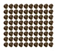 FACAIIO 80pcs Fishy Flavor Soft Bait Fishing Lures 1.5g Field Snail Lion Shape Easy to Use Install for European Carp(80PCS black)