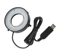 FACAIIO Adjustable USB LED for Ring Light Microscope, 72144 LEDs, 5W, 6500-7000K White Light, 0-100% Dimming, Monocular and Stereo Microscopes
