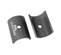 FACAIIO Aluminum Alloy for Bike Handlebar Shim Adapter 25.4mm to 31.8mm & 31.8mm to 35mm, Lightweight Stem Reducer for Road Fixed Gear for Bicycle(Black 25.4-31.8)