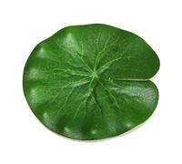 FACAIIO Artificial Floating Lotus Leaves for Aquarium, Pool & Pond Decoration - Green EVA Water Lily Plants, 10/13/18/28cm