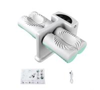 FACAIIO Automatic Electric Dumpling Maker, for Home Kitchen Cooking Double Head Dumpling Machine with 2 Sizes USB-C Rechargeable Wrapper Press Tool(A)