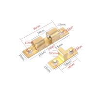 FACAIIO Ball Catch Solid Brass Adjustable Double Ball Tension Roller Latch for Furniture Cabinet and for Machine Doors, 40mm 50mm 60mm 70mm