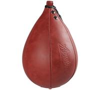FACAIIO Boxing Speed Ball for Adult Training, Pear-Shaped Reaction Ball with Leather Cover, 27 cm Long 180 g, for Hanging Platforms