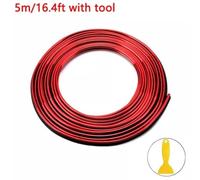 FACAIIO Car Moulding Decoration Flexible Strips 5M Interior for Auto Mouldings Cover Trim Car Dashboard and for Door for Protection