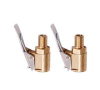 FACAIIO Car Tire Inflator Valve Connector Adapter, 8mm Copper Air Pump Hose Fitting for Vehicle Tyres, Garage and Industrial Use
