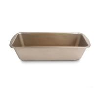FACAIIO Carbon Steel Bread Pan Nonstick Loaf Tin 30cm Rectangular Baking for Home Bakery Toast Meatloaf Cake Pans Gold(Gold)