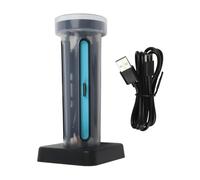 FACAIIO Charging Dock for Nintendo Switch2 with 6 Game Card Storage, RGB Light, 4 Controllers Support, ABS+Acrylic Construction, Black