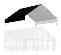 FACAIIO Chicken Cover, Black, Weather Resistant, Secure, Versatile, 57 x 43 Inches, For Large Chickens