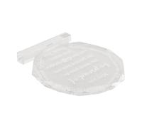 FACAIIO Clear Acrylic Retirement Trophy Colleague, Octagonal Thank Y | Acrylic Thank You Trophy Colleague Retirement, Octagonal Souvenir Octagonal Acrylic Appreciation Trophy Employee Retirem