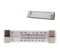 FACAIIO Cold Storage Thermometer Refrigerator and, for Dual for Scale for F Display, -40 to 120for F for Range, Easy Read White Plastic Gauge Cooling Units(Style Two)