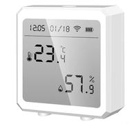 FACAIIO Digital Hygrometer Thermometer Wireless, 2-Year Data Export, Low Power Consumption, Temperature Humidity Monitor for Indoor Use, White