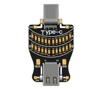 FACAIIO DNDP Dual Backplane Test Board Repair, Type- and USB Interface Charging Diagnosis Tool with Resistance Measurement and Pin Labels