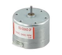 FACAIIO EG-530AD-2F Spindle for Motor DC 12V CW for Tape Recorder for Audio Equipment, 2400 RPfor M Capstan Drive with 34mm Diameter for Metal for Motor, for Cassette CD Player VCD DVD