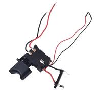 FACAIIO Electric Drill Speed Control Push Button Trigger Switch, 7.2V-24V DC 16A Dustproof for Power Tools with Lighting Function